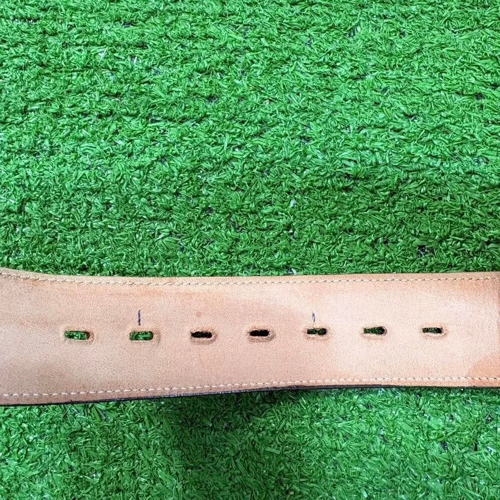 Justin Genuine Eel 230C Leather Belt‎ Men's Size 28 Western
